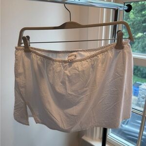 Revolve SNDYS white cotton skirt